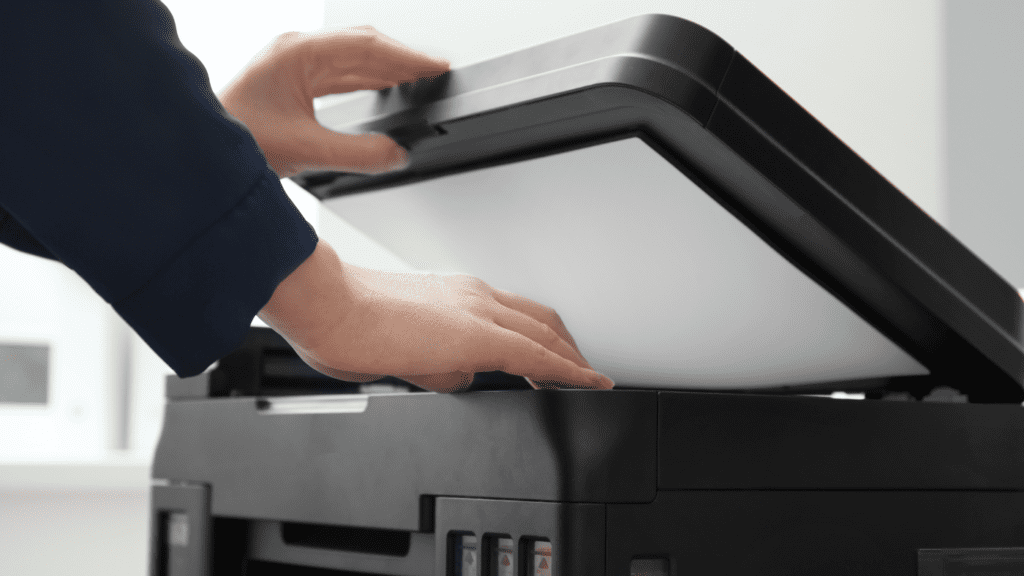 making copies of important documents