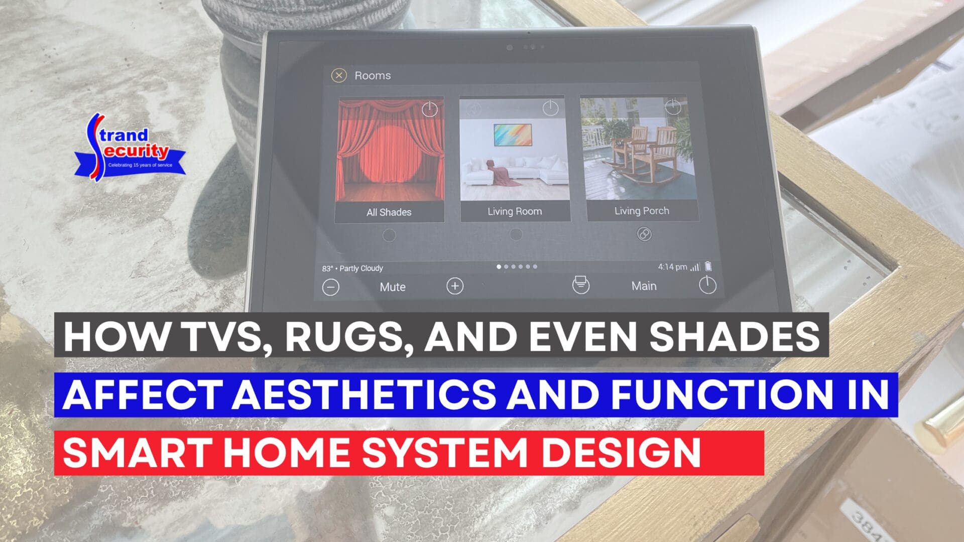 Smart Design Rags How TVs, Rugs, and Even Shades Affect Aesthetics and Function in Smart ...