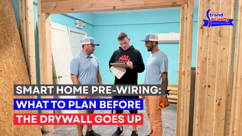 Smart Home Pre-Wiring: What to Plan Before the Drywall Goes Up